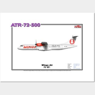 Avions de Transport Régional 72-500 - Wings Air (Art Print) Posters and Art